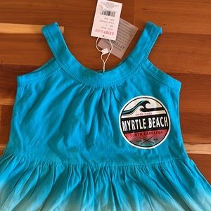 Myrtle Beach tie-dye Kids small dress sleeveless Sundress New with tags